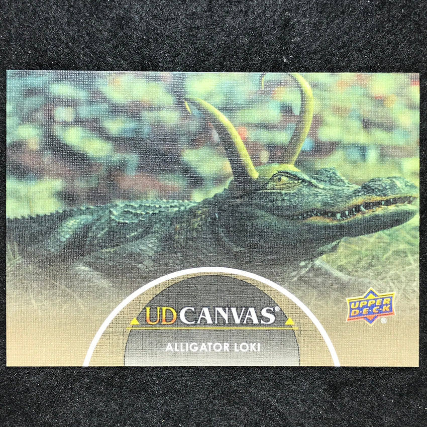 2024 Marvel Studios Series 1 Disney+ ALLIGATOR LOKI UD Canvas Base #3