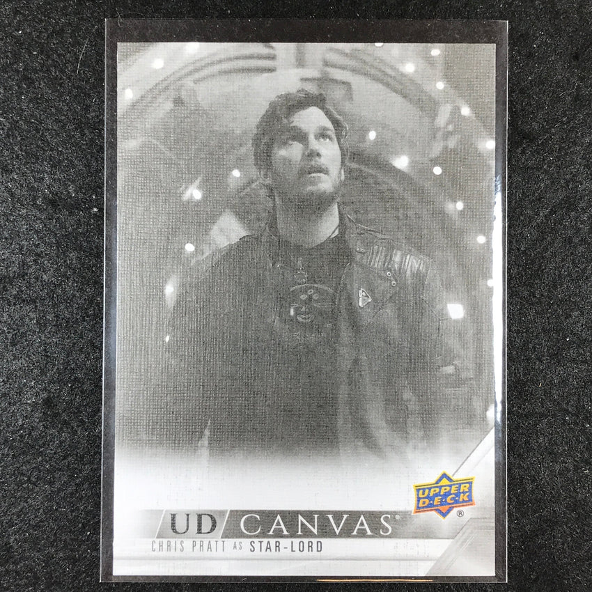 2024 Marvel Studios Series 1 Disney+ STAR-LORD UD Canvas Black and White #8