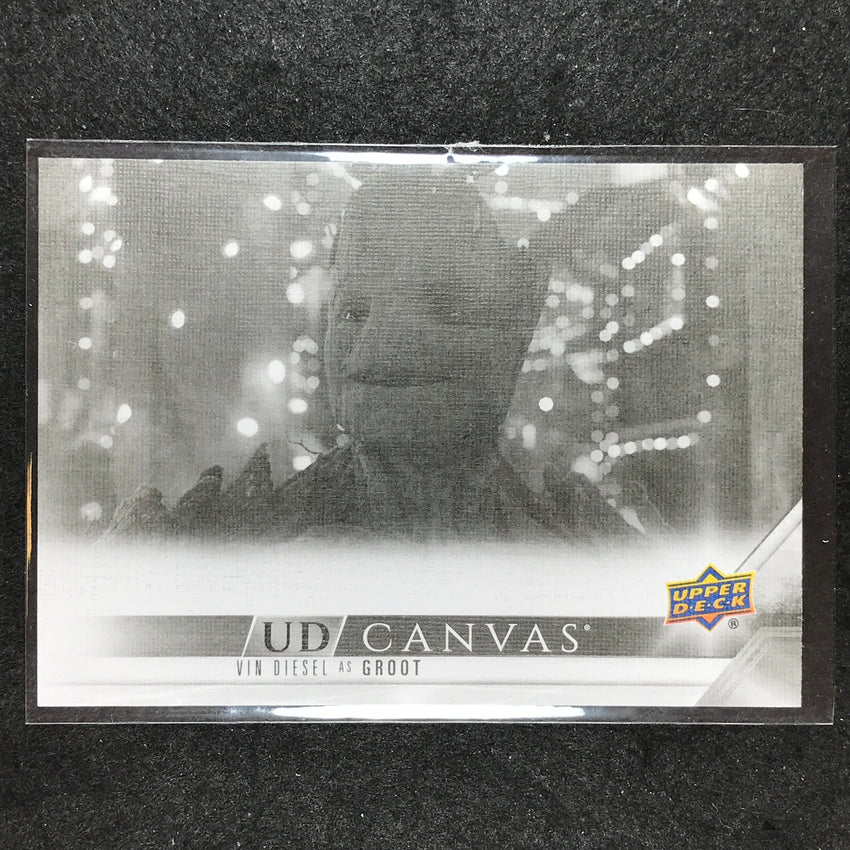 2024 Marvel Studios Series 1 Disney+ GROOT UD Canvas Black and White #17