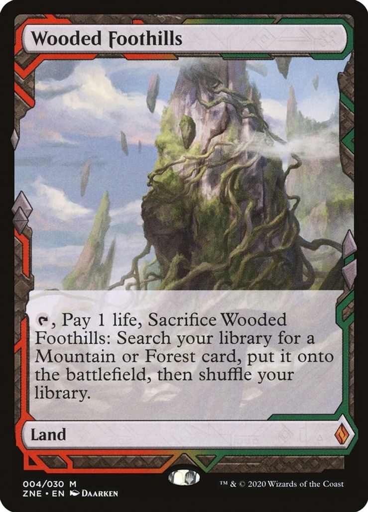 Wooded Foothills 004/030 - Mythic Zendikar Rising Expeditions