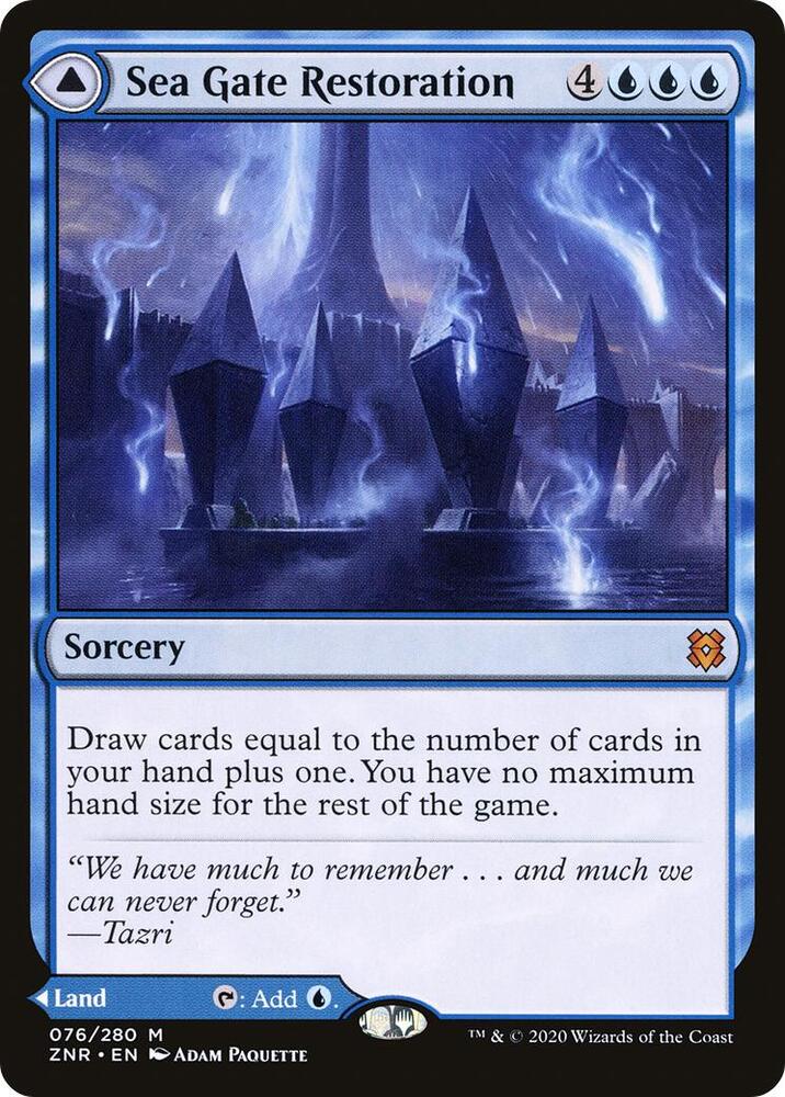 Sea Gate Restoration // Sea Gate Restoration - 076/280 - Mythic Zendikar Rising