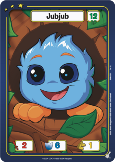 FOIL Jubjub (Blue) - DON-022 - C - Neopets TCG  Defenders of Neopia 1st Edition