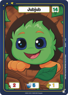 FOIL Jubjub (Green) - DON-024 - C - Neopets TCG  Defenders of Neopia 1st Edition
