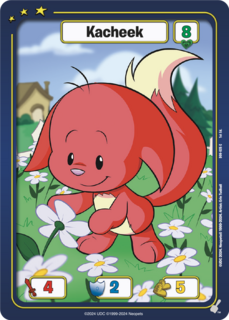 FOIL Kacheek (Red) - DON-025 - C - Neopets TCG  Defenders of Neopia 1st Edition