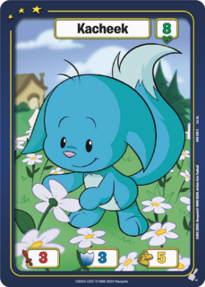 FOIL Kacheek (Blue) - DON-026 - C - Neopets TCG  Defenders of Neopia 1st Edition