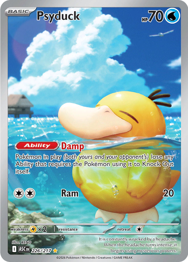 Psyduck - ( 226/217 ) - Illustration Rare - Pokemon ME Ascended Heroes