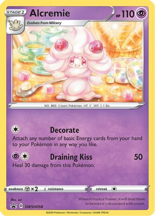 Alcremie - SWSH058 - Pokemon SWSH Sword & Shield Promo