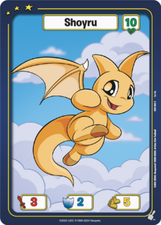 FOIL Shoyru (Yellow) - DON-060 - C - Neopets TCG  Defenders of Neopia 1st Edition