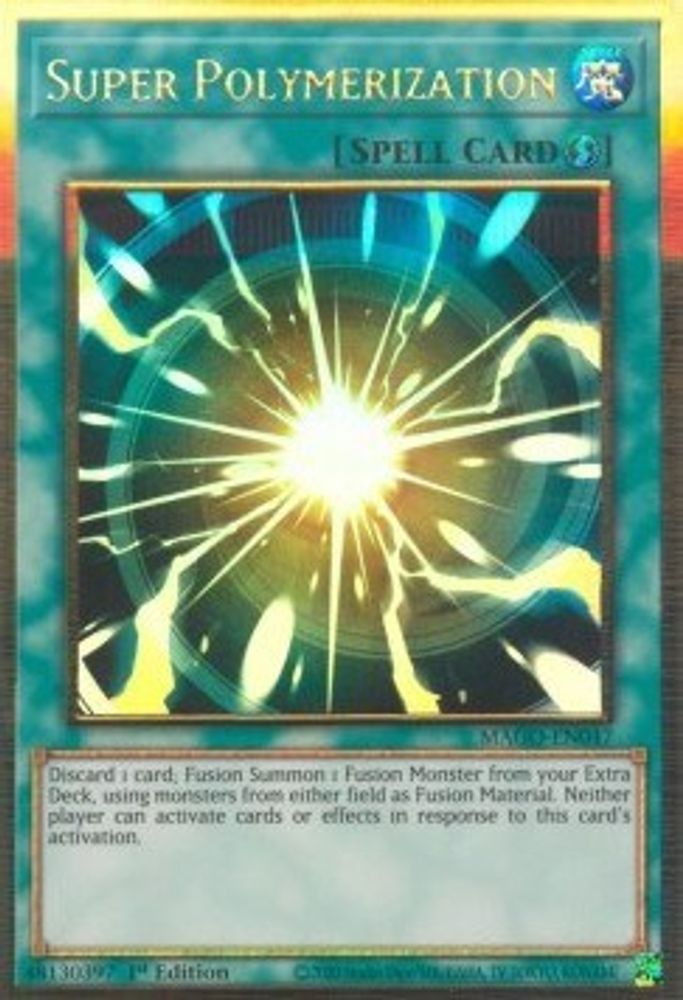 Super Polymerization - (MAGO-EN047) - Premium Gold Rare 1st Edition