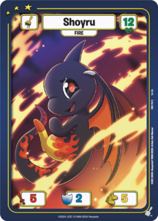 FOIL Shoyru (Fire) - DON-110 - R - Neopets TCG  Defenders of Neopia 1st Edition