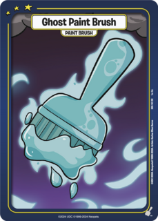 Ghost Paint Brush - DON-143 - SR - Neopets TCG  Defenders of Neopia 1st Edition