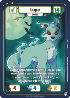 Lupe (Ghost) - DON-099 - SR - Neopets TCG  Defenders of Neopia 1st Edition