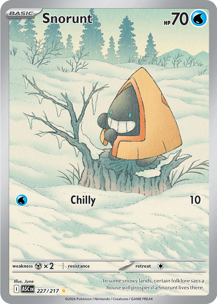 Snorunt - ( 227/217 ) - Illustration Rare - Pokemon ME Ascended Heroes