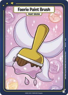 Faerie Paint Brush - DON-141 - SR - Neopets TCG  Defenders of Neopia 1st Edition