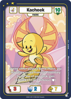 Kacheek (Faerie) - DON-093 - SR - Neopets TCG  Defenders of Neopia 1st Edition