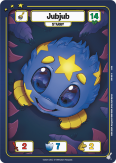 FOIL Jubjub (Starry) - DON-092 - R - Neopets TCG  Defenders of Neopia 1st Edition