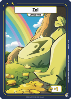 FOIL Zei - DON-254 - CS - Neopets TCG  Defenders of Neopia 1st Edition