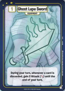 FOIL Ghost Lupe Sword - DON-197 - R - Neopets TCG  Defenders of Neopia 1st Edition