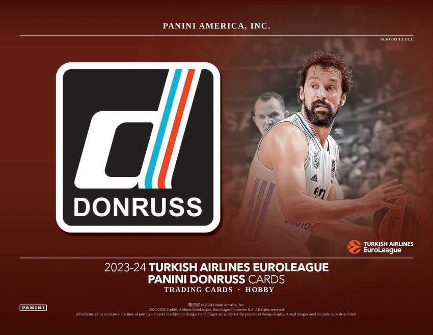 2023-24 Panini Donruss Turkish Airline Euroleague Basketball Hobby Box