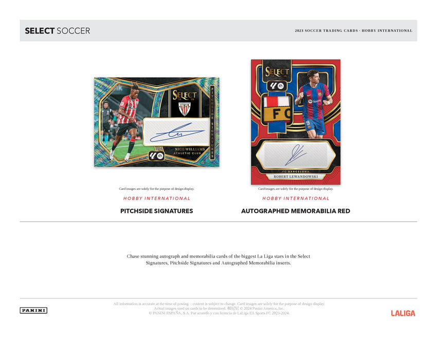 2023-24 Panini Select La Liga International Soccer Hobby Box (Pre Order May 18)