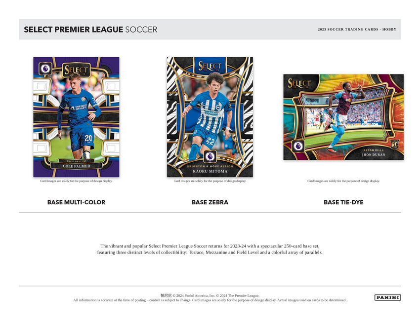 2023-24 Panini Select English Premier League Soccer Hobby Box (Pre Order Jun 1)
