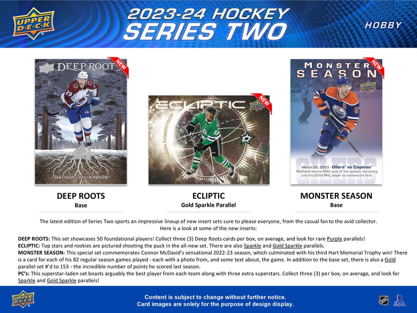 2023-24 Upper Deck Series 2 Hockey Hobby Pack