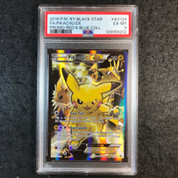 PSA 6 Pikachu EX - XY124 - 2016 Red & Blue Collection Promo 202
