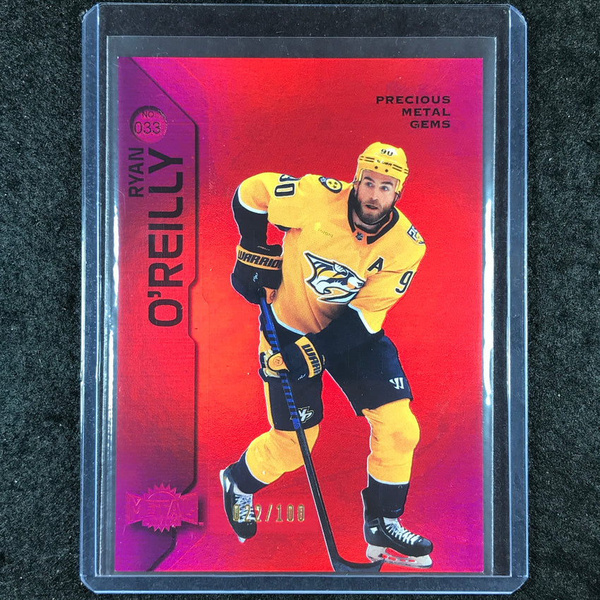 2023-24 Metal Universe NHL RYAN O'REILLY Red Precious Metal Gems 22/100
