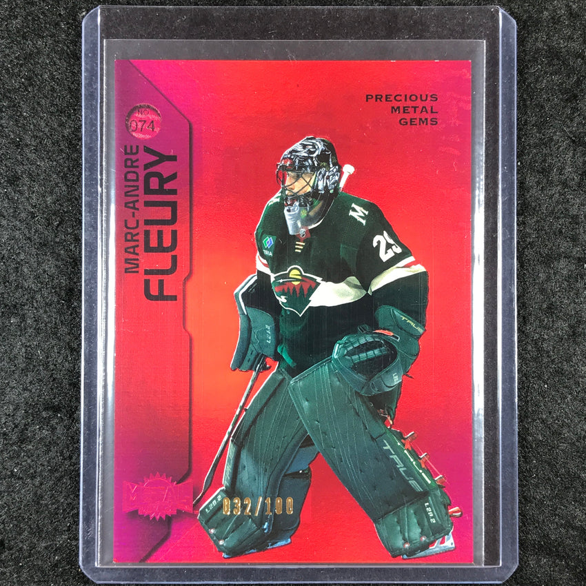 2023-24 Metal Universe NHL MARC-ANDRE FLEURY Red Precious Metal Gems 32/100