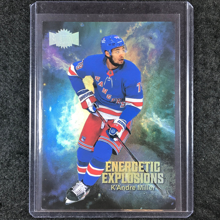2023-24 Metal Universe NHL K'ANDRE MILLER Energetic Explosions Gold 99/99