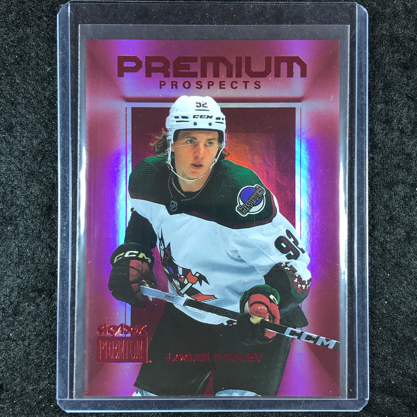 2023-24 Metal Universe NHL LOGAN COOLEY Premium Prospects Rookie Star Ruby 26/50