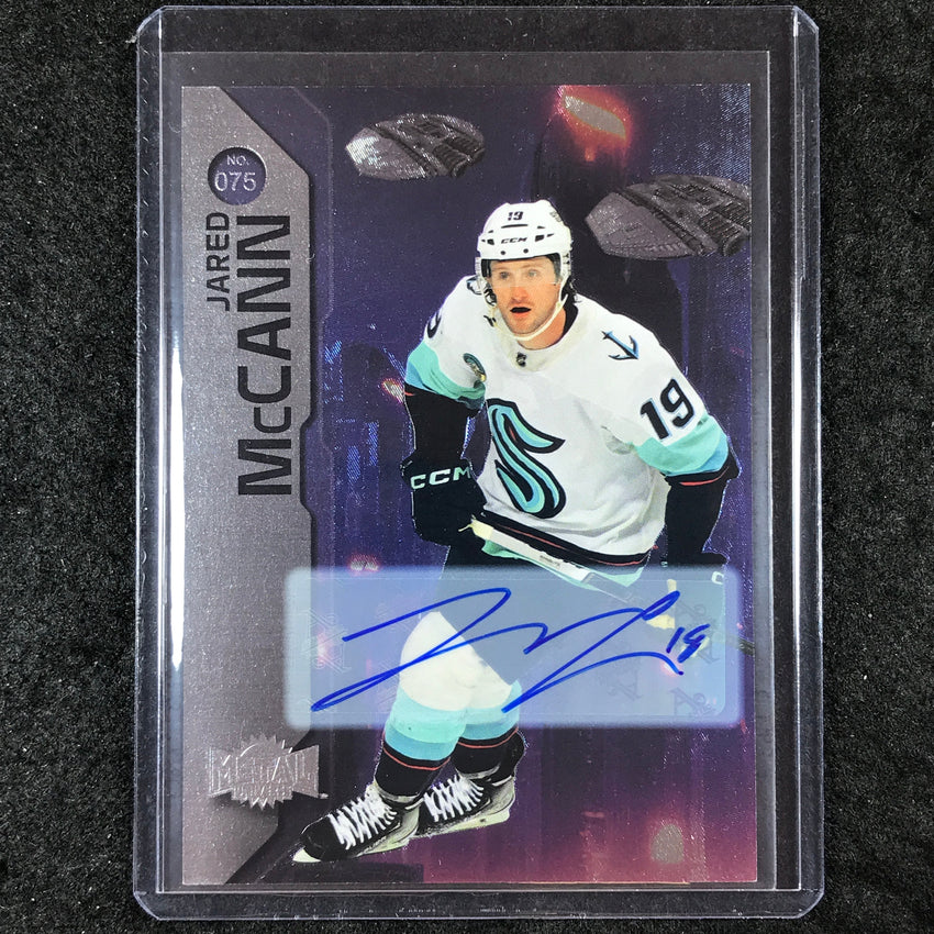 2023-24 Metal Universe NHL JARED MCCANN Base Silver Autograph #75