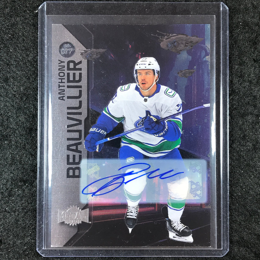 2023-24 Metal Universe NHL ANTHONY BEAUVILLIER Base Silver Autograph #77