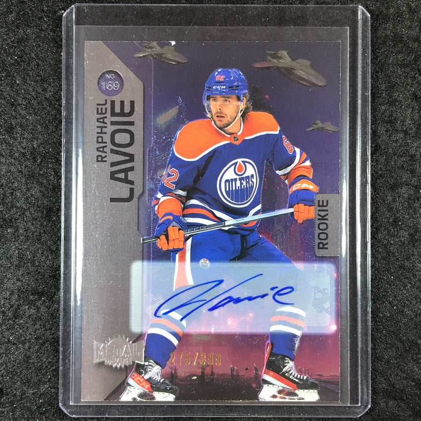 2023-24 Metal Universe NHL RAPHAEL LAVOIE Base Silver Rookie Auto 275/399
