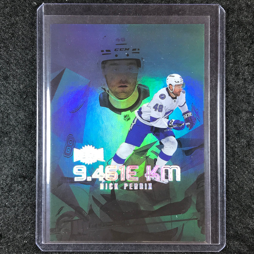 2023-24 Metal Universe NHL NICK PERBIX 9.461e KM #16