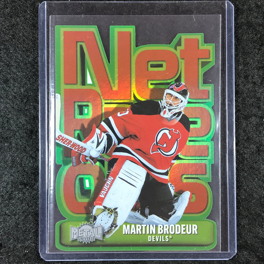 2023-24 Metal Universe NHL MARTIN BRODEUR Net-Rageous Die-Cut SSP #7