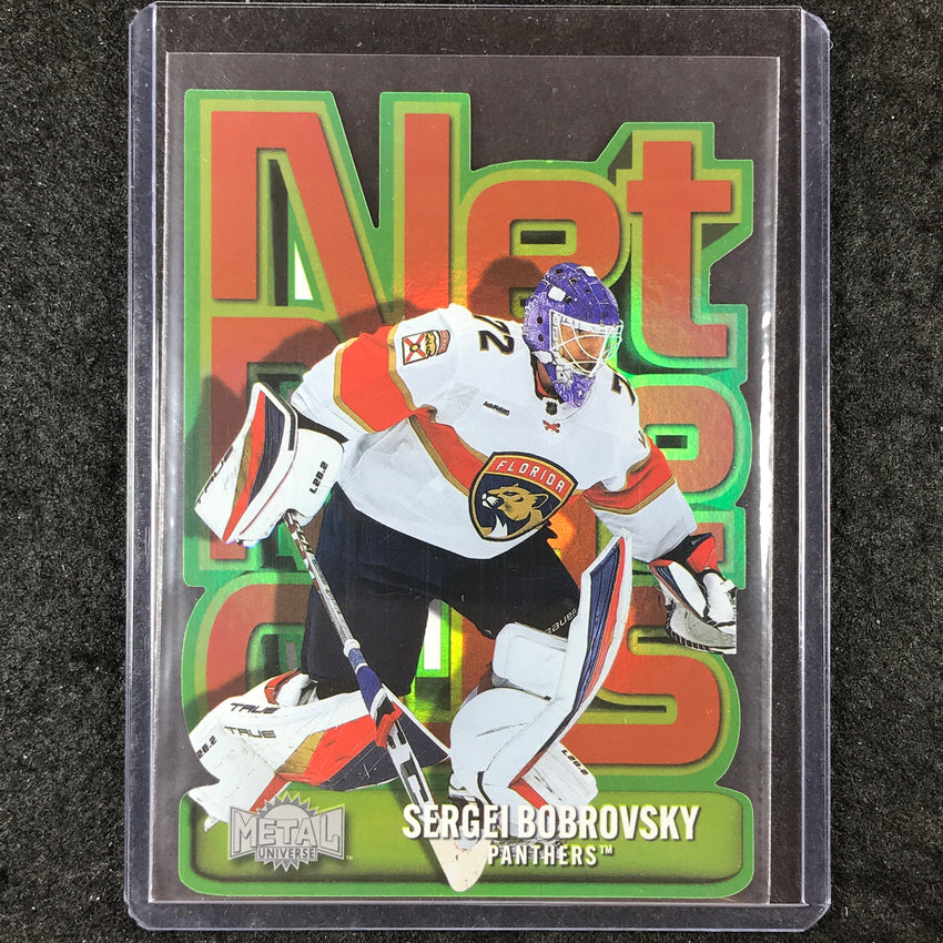 2023-24 Metal Universe NHL SERGEI BOBROVSKY Net-Rageous Die-Cut SSP #23