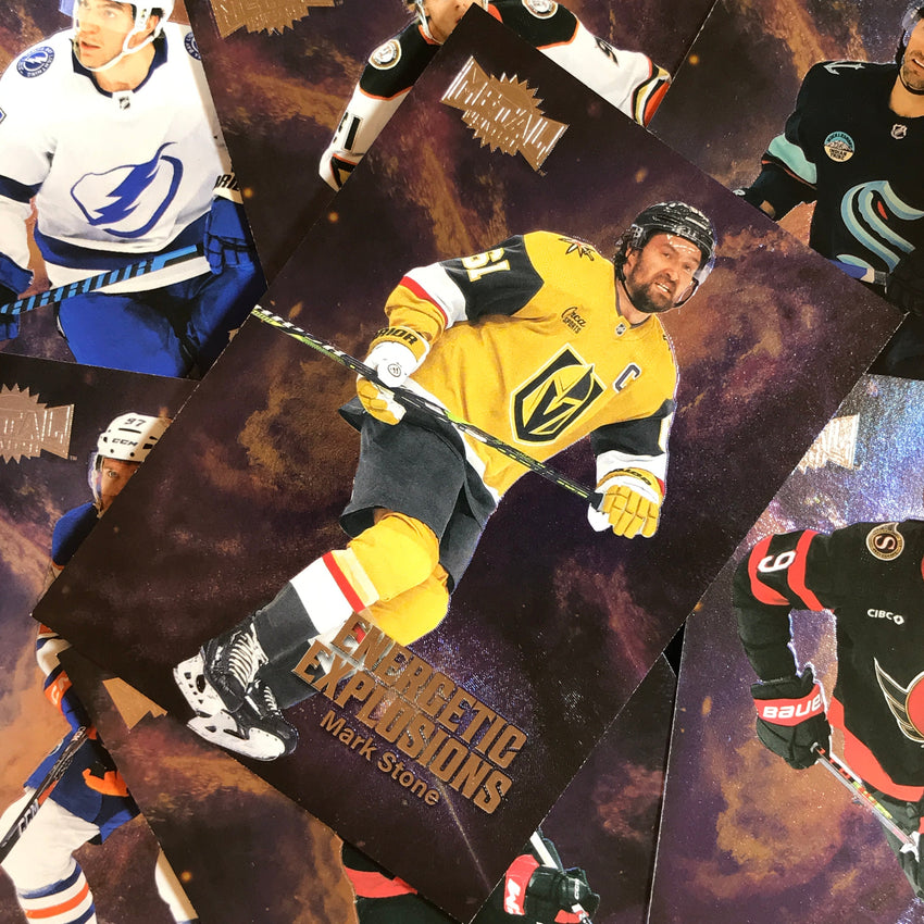 2023-24 Metal Universe NHL MARK STONE Energetic Explosions Base #12