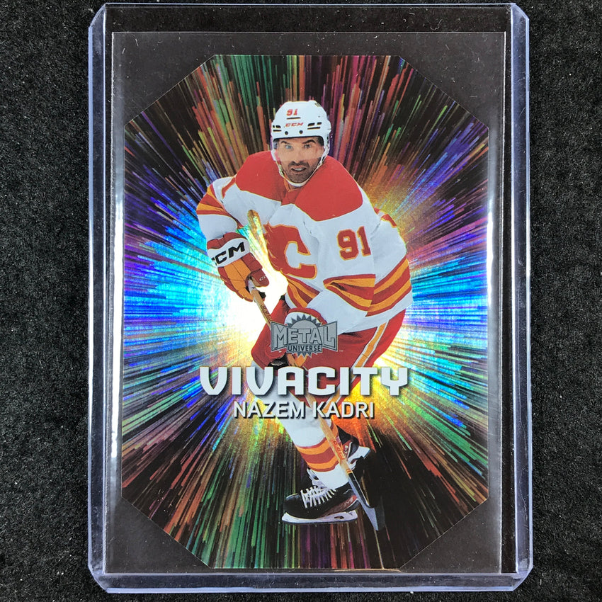 2023-24 Metal Universe NHL NAZEM KADRI Vivacity Die-Cut SSP #28