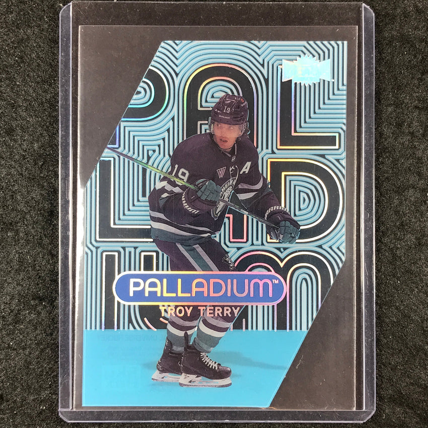2023-24 Metal Universe NHL TROY TERRY Palladium Acetate SSP #18