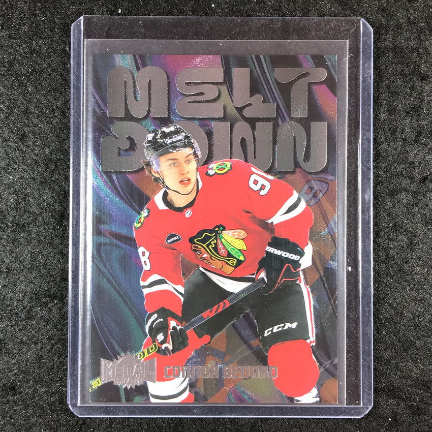 2023-24 Metal Universe NHL CONNOR BEDARD Meltdown Rookie Base #5