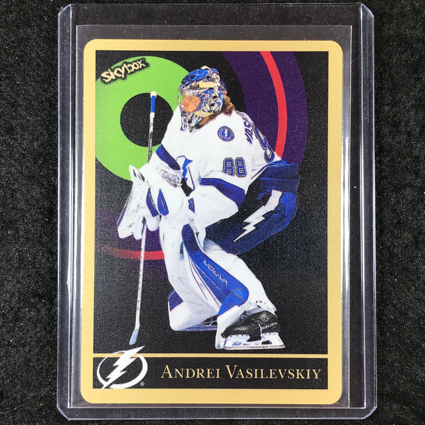 2023-24 Metal Universe NHL ANDREI VASILEVSKIY 1990 Skybox Metal Retro SP #27
