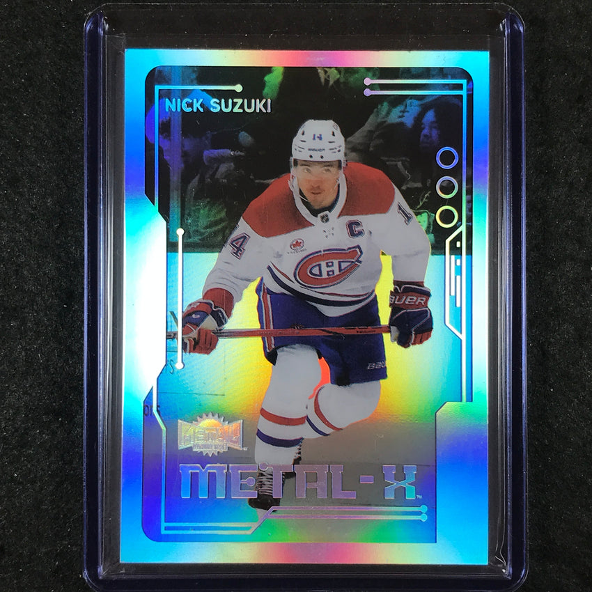 2023-24 Metal Universe NHL NICK SUZUKI Metal-X SSP #22