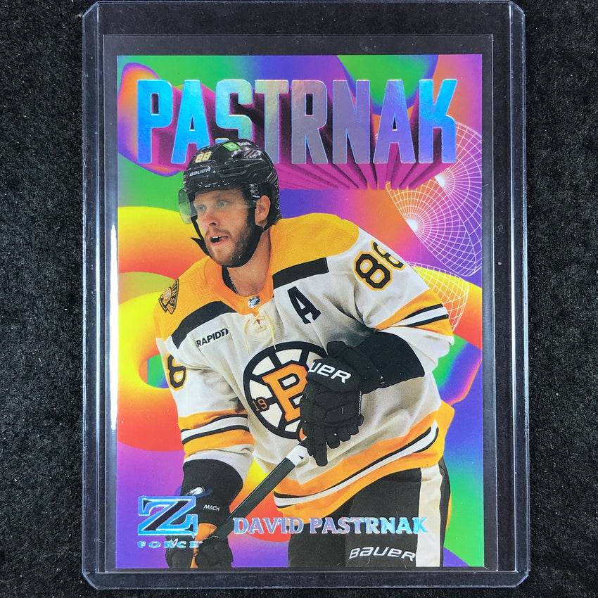 2023-24 Metal Universe NHL DAVID PASTRNAK Z-Force Rave 384/399 #4