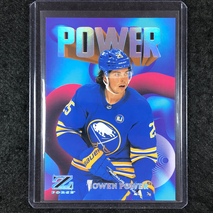 2023-24 Metal Universe NHL OWEN POWER Z-Force Rave 110/399 #9