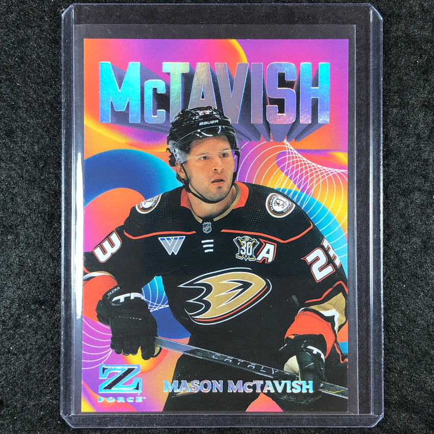 2023-24 Metal Universe NHL MASON MCTAVISH Z-Force Rave 53/399 #20