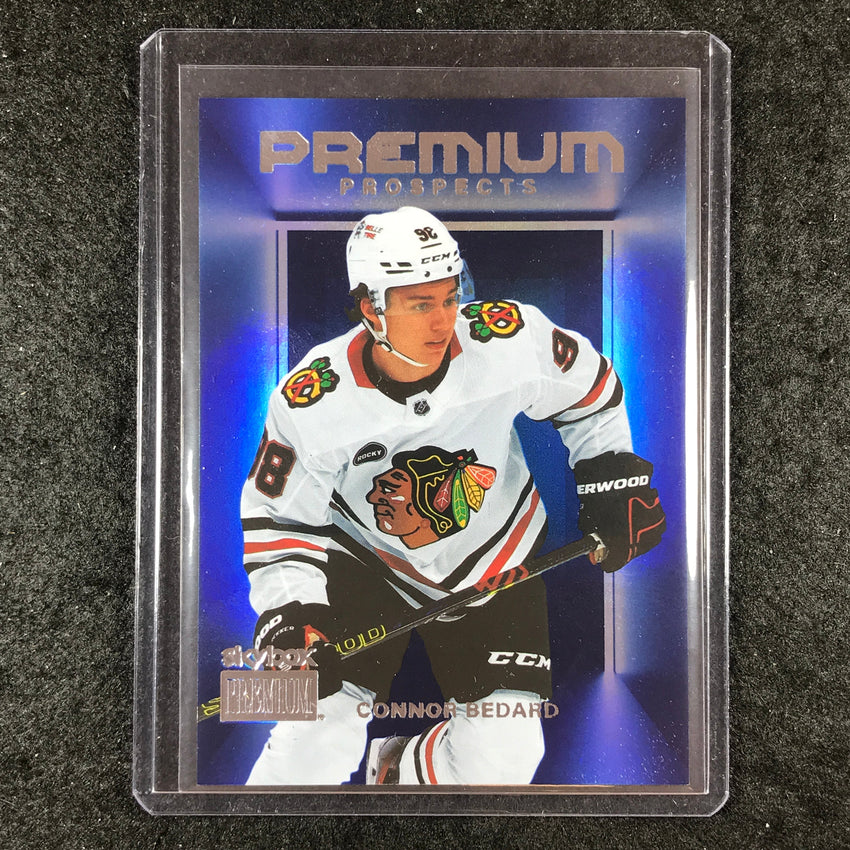 2023-24 Metal Universe NHL CONNOR BEDARD Premium Prospects Rookie Base #1