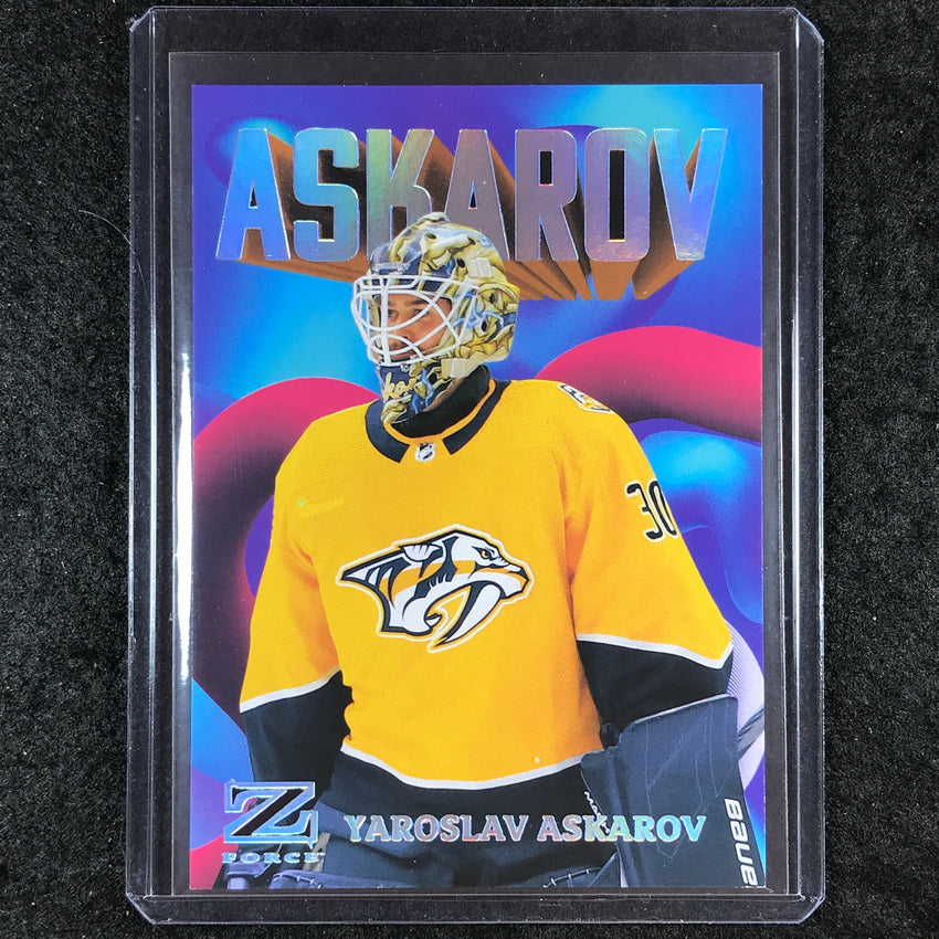 2023-24 Metal Universe NHL YAROSLAV ASKAROV Z-Force Rookie Rave 347/399 #45