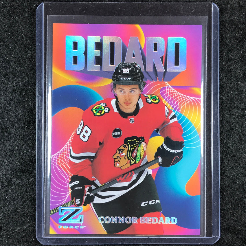 2023-24 Metal Universe NHL CONNOR BEDARD Z-Force Rookie Rave 30/399 #50