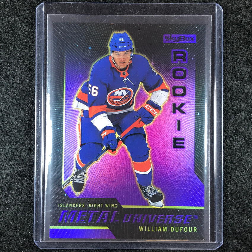 2023-24 Metal Universe NHL WILLIAM DUFOUR 08-09 Rookie Retros Purple FX 123/199